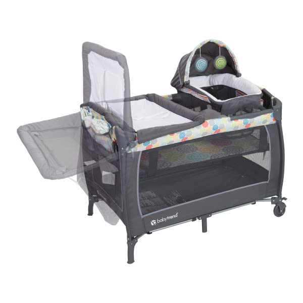 baby Trend Lil' Snooze™ Deluxe II Nursery Center® Playard, Funfetti