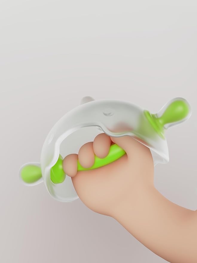 Baby Teething Toys for Babies 3-12 Months, teethers for Babies 3-6 Months,Teething Relief, All ONE Piece,None Glue,Food Grade Silicone BPA Free