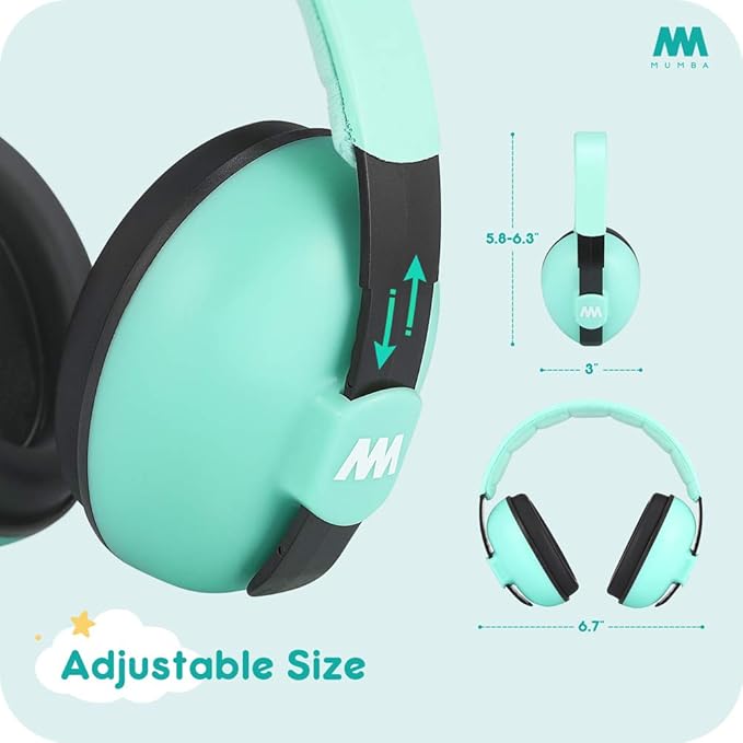 Mumba Unisex Baby Modern, Aqua, Medium (Pack of 1)