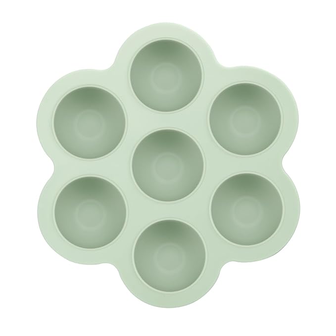 PandaEar 3 Pack Baby Food Freezer Tray with Lids, Silicone Baby Food Storage Container for Homemade Baby Food, Fruit, Purees & Breastmilk (Pink/Green/Linen)