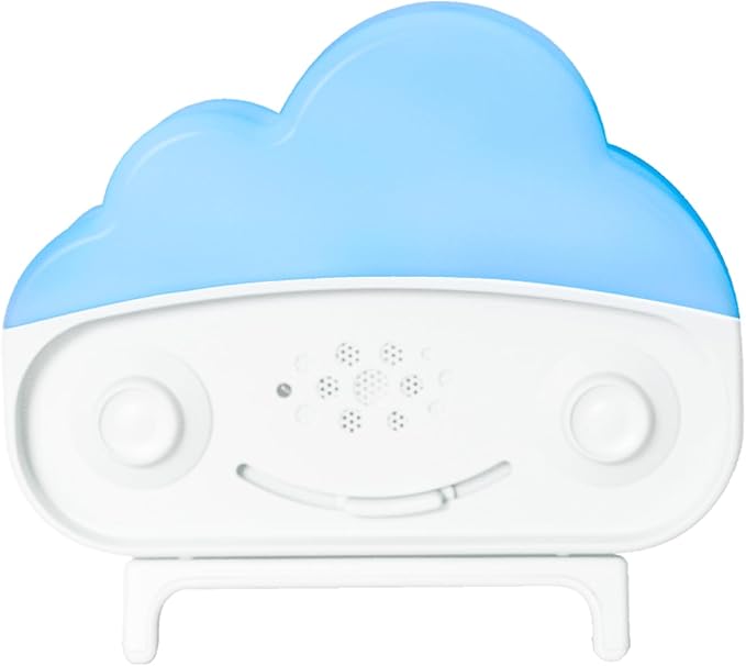 Happiest Baby SNOObie Smart White Noise Machine - Portable Baby Sound Machine with Night Light - 12 Soothing Sounds for Sleep Training, White