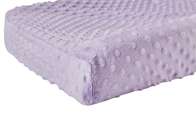 Changing Pad Cover Super Soft Dots Skin-Friendly Breathable Wipeable Changing Table Sheets for Baby Boy and Baby Girl (Lavender)
