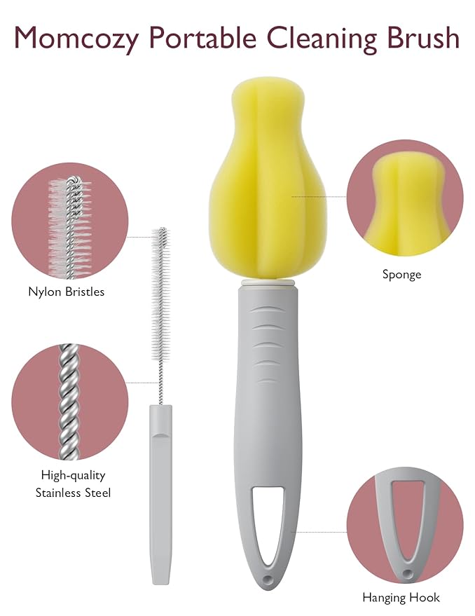 Momcozy Breast Pump Cleaning Brush & Accessories Kit, Replacement Parts for Momcozy Breast Pump, 1-Pack