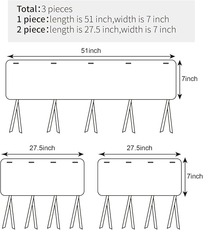 3pcs Crib Rail Covers for Teething, Crib Rail Cover, Soft Crib Protector from Chewing, Suits for Most Standard Bed (Blue-jxt)