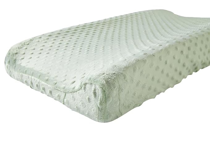 Changing Pad Cover Super Soft Dots Skin-Friendly Breathable Wipeable Changing Table Sheets for Baby Boy and Baby Girl (Bay)