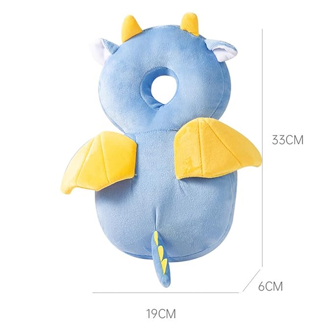 Baby Walker Head Protector Toddler Adjustable Baby Head Protection Backpack Wear Safety Pad (Turtle)