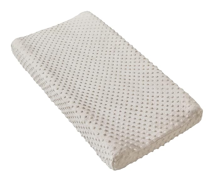 Changing Pad Cover Super Soft Dots Skin-Friendly Breathable Wipeable Changing Table Sheets for Baby Boy and Baby Girl (Pristine)