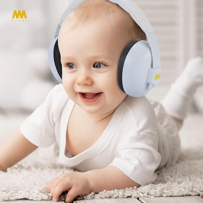 Mumba Baby Ear Protection Noise Cancelling Headphones - Earmuffs for Babies and Toddlers - Ages 3-24+ Months