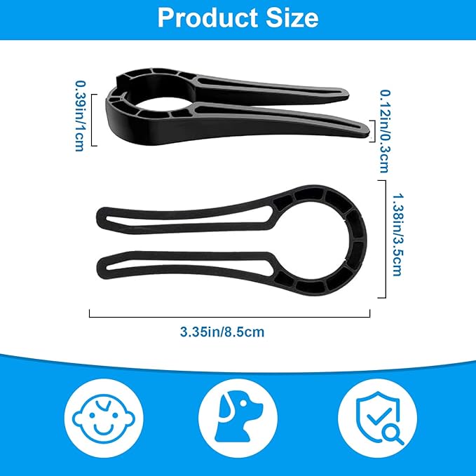 Gas Stove Knob Lock for Kids & Pets Safety,Gas Knob Lock to Effectively Prevent Accidental Touch,Easy to Install,Reusable PP Material,Fits Most Kitchen Sizes(BLACK,6PACK)