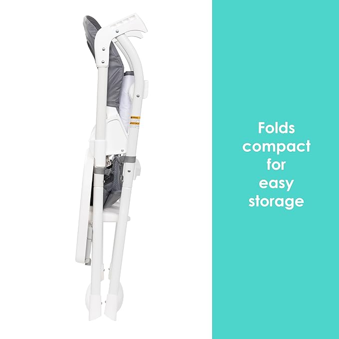 Baby Trend Flat Fold High Chair, Stellar Grey