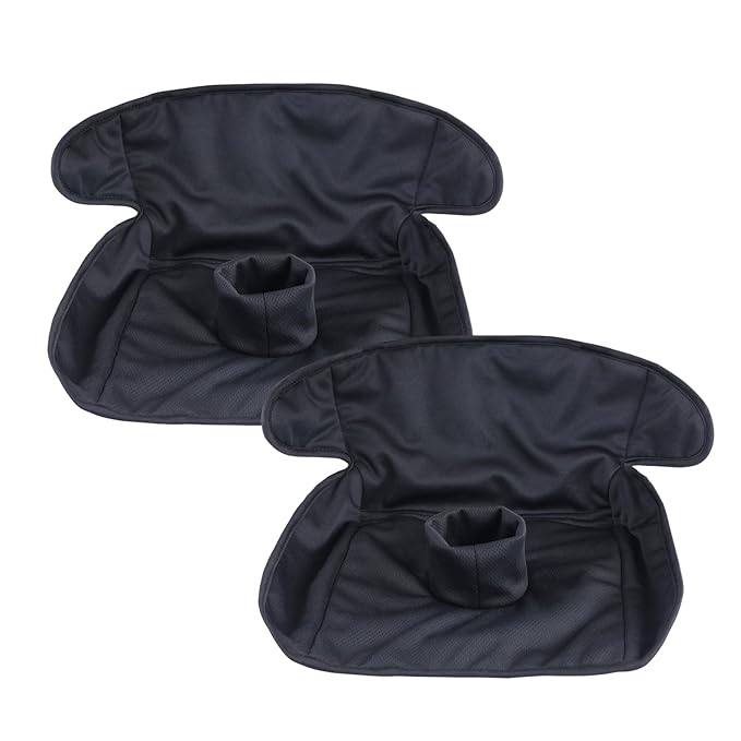 Piddle Pads, Multi-use and Leak Free Lines for Baby Stroller, High Chair & Car Seat, Waterproof Toilet Training Seat Covers for Toddles (Black (2 Pack))