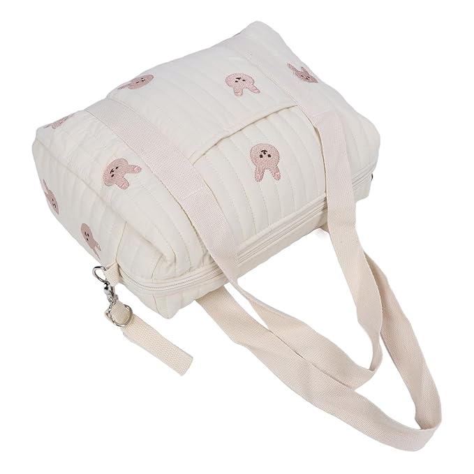 Fafeicy Universal Stroller Organizer, Multifunctional Baby Stroller Storage Bag Baby Stroller Bag Reusable Handbag Nappy Bag (Rabbit Bag)