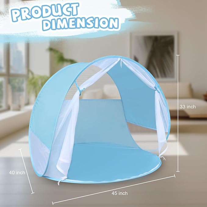 Action Air Portable Anti-UV Pop-Up Beach Tent- Ultimate Sun Shelter & Kids' Play Tent