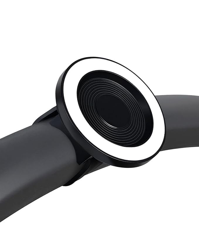 Magnetic Phone Holder for Stroller, Shopping Cart & Golf Push Cart | Handlebar Phone Mount for MagSafe | Strap with Strong Magnet for Mag Safe | Stroller Accessories for Uppababy, Nuna, Bugaboo...