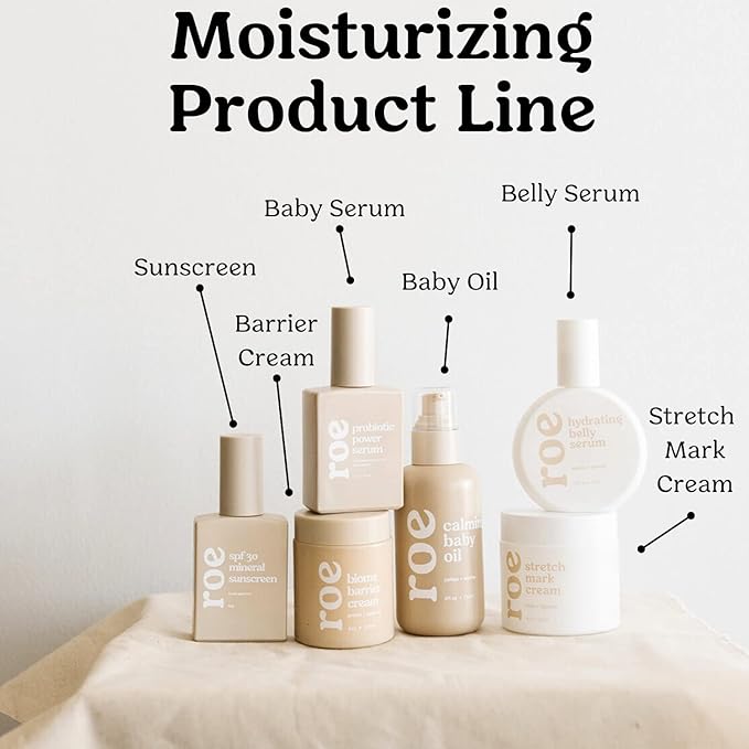 Roe Wellness- Baby Serum Hydrating Skincare Probiotic Protection | Hydrate, Soothe, Clean Ingredients & Safe For All Skin Babies, Infants, Toddlers & Kids (Power Serum)