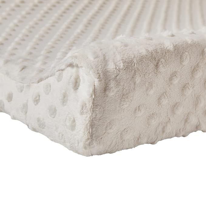 Changing Pad Cover Super Soft Dots Skin-Friendly Breathable Wipeable Changing Table Sheets for Baby Boy and Baby Girl (Pristine)