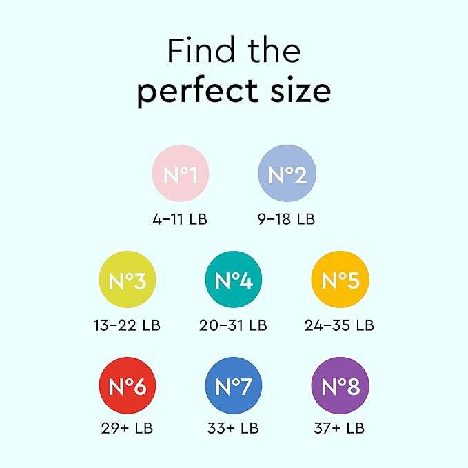 Baby Diapers - Size 8 (37+ lbs), Half-Monthly Supply (90 Count), Leak Protection, Skin-Friendly, Ultrasoft, Perfume- & Chlorine-Free, Hypoallergenic, Dermatologist Tested, Oeko-TEX®