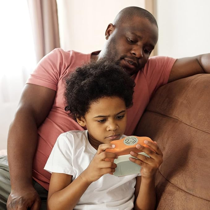 Pop The Target! Handheld Speed Push Game Machine: A Fun Multiplayer Game for Family. Sensory Fidget Toy Christmas Toys Gifts for 6 7 8 9 10 11 12 Years Old Kids Road Trip Car Games Orange