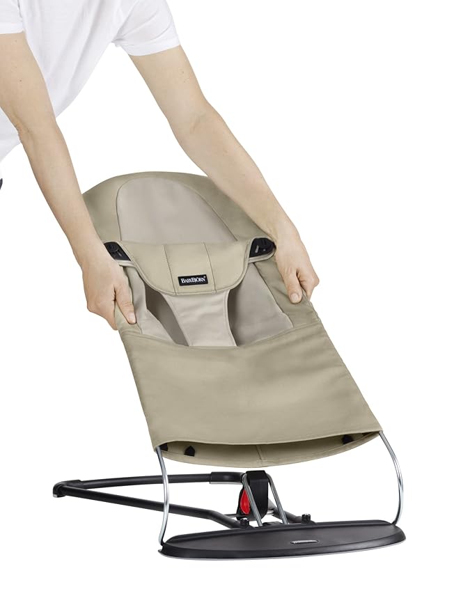 BabyBjörn Bouncer Balance Soft, Cotton, Khaki/Beige