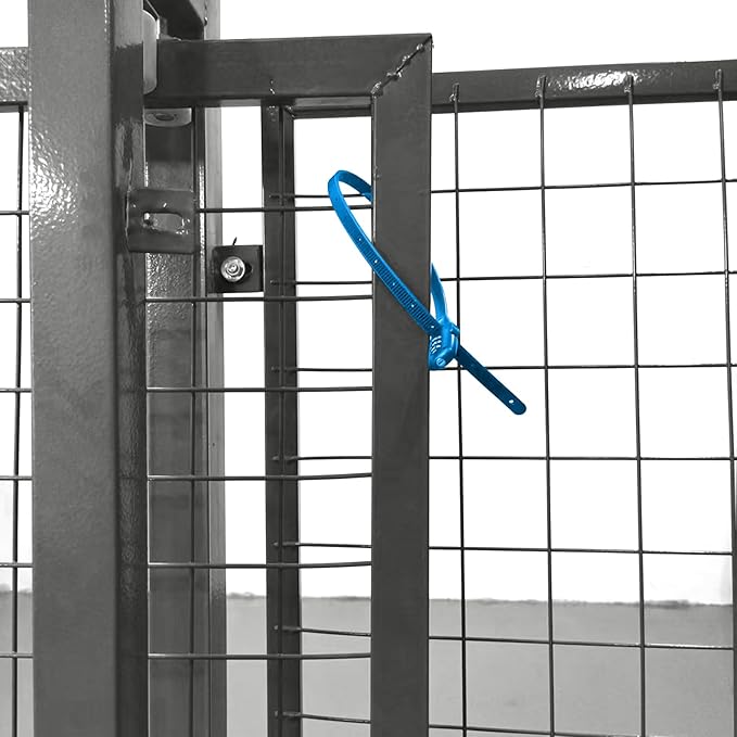 Adjustable Babyproof Lock, Easy Install on Cabinets, French Fridges, French Door, Baby Carriages, Kids Bikes, Helmet, Gates, Suit for Child & Adults, Versatile Safety Solution (3 Pack Blue)