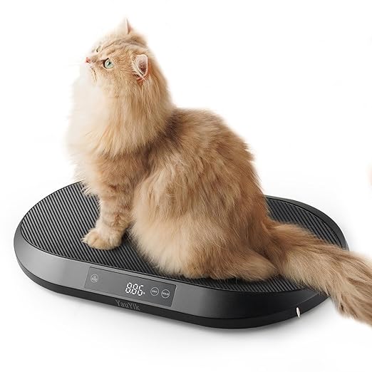 YAUYIK Digital Baby Scale with Smart Hold Function, Multifunctional Infant Scale, Large Pet Scale for Newborn Puppy, Cat and Small Animals - Up to 88lbs, Nest-Shaped Design, 150cm Soft Tape