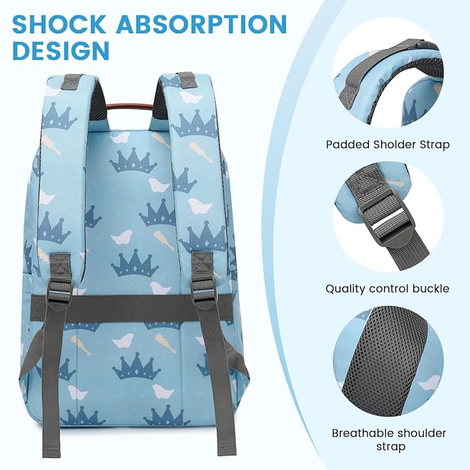 Diaper Bag Backpack, Large Baby Nappy Bags with Portable Changing Pad for Boys and GirlsMultifunction Travel Baby Bag for Moms Dads, Shower Gifts Waterproof and Stylish
