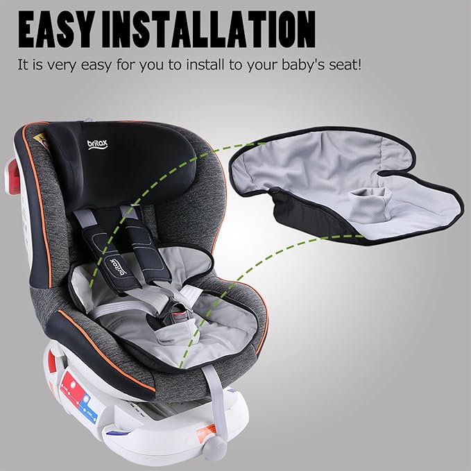 Piddle Pads, Multi-use and Leak Free Lines for Baby Stroller, High Chair & Car Seat, Waterproof Toilet Training Seat Covers for Toddles (Gray,2packs)