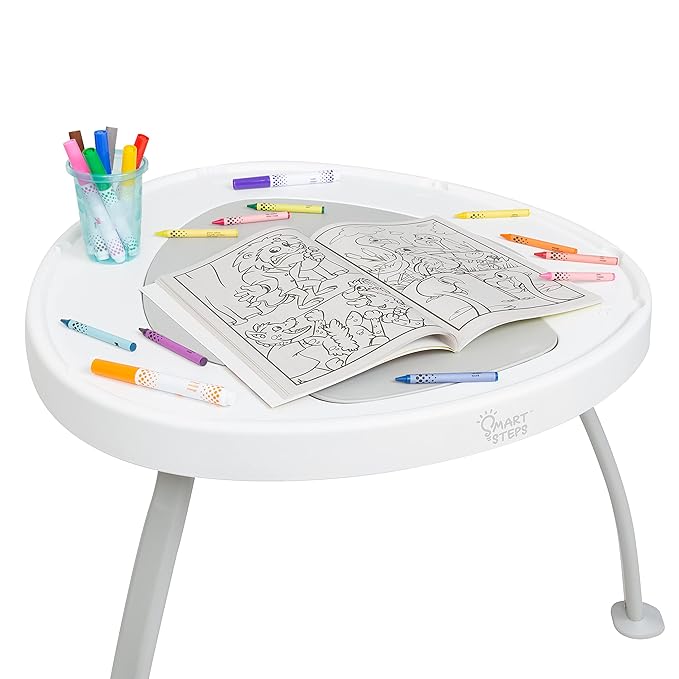 Smart Steps® 3-in-1 Bounce N' Play Activity Center Plus with STEM Learning Toys, Princess Pink
