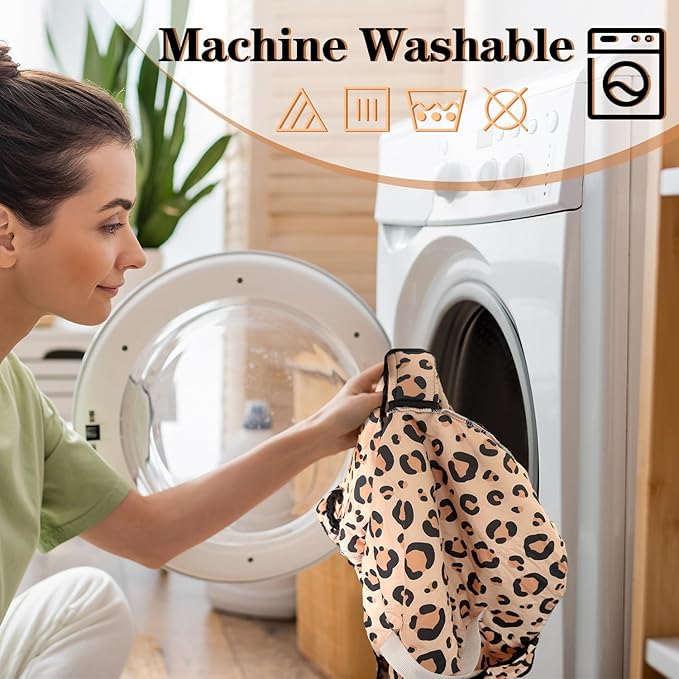 2-in-1 Shopping Cart Cover for Babies Soft Padded Grocery Cart Cover for Baby Boy Girl - Yellow Leopard Texture Pattern, Soft Padded, Safety Harness - Protect and Comfort Your Baby While Shopping