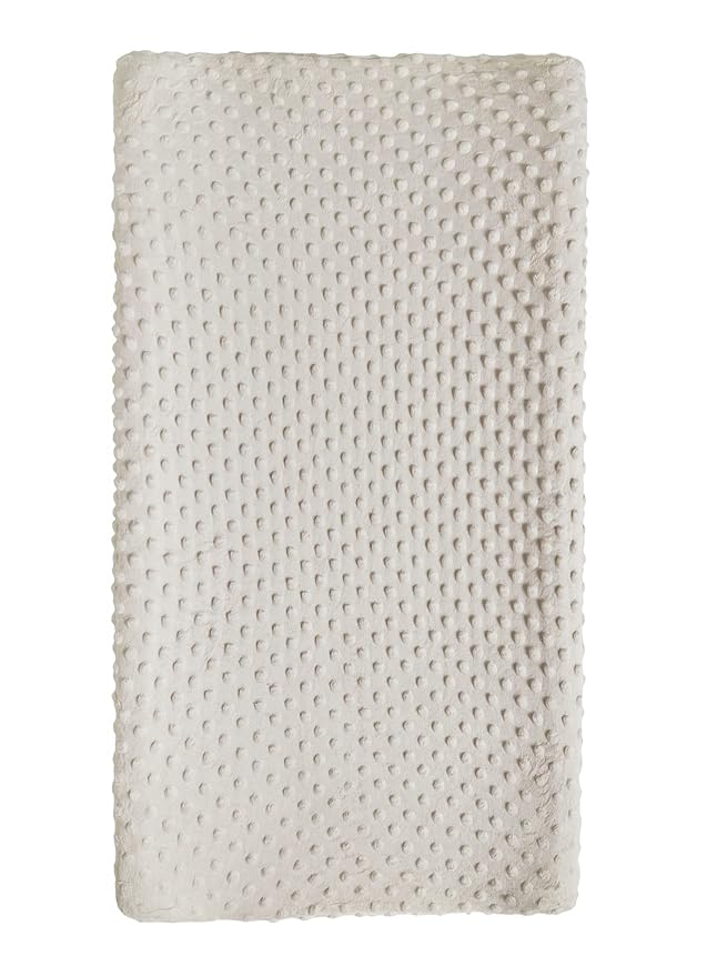 Changing Pad Cover Super Soft Dots Skin-Friendly Breathable Wipeable Changing Table Sheets for Baby Boy and Baby Girl (Pristine)