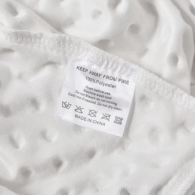 Changing Pad Cover Super Soft Dots Skin-Friendly Breathable Wipeable Changing Table Sheets for Baby Boy and Baby Girl (Bright White)