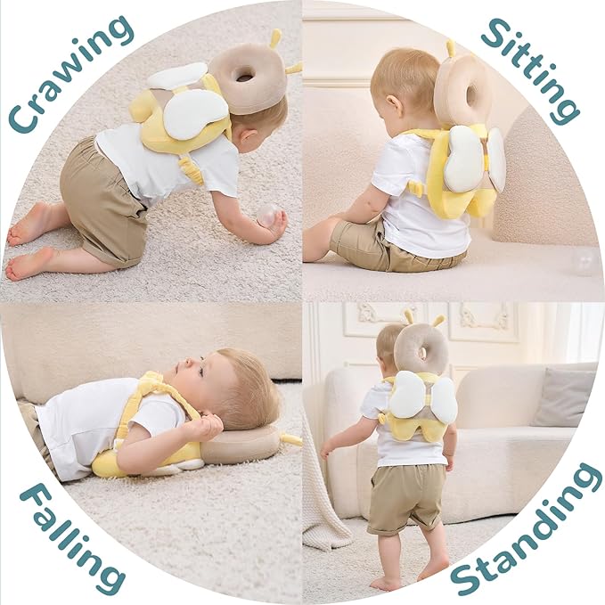 Baby Head Protector Backpack for Falling Crawling and Walking Toddler Essentials Harness Infant Koala Toys Helmets Baby Lover Gifts for 0.5-2 Years 6-12 Months
