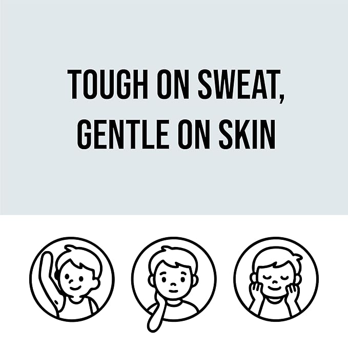 Quitch After-Sport Wipe Unscented Shower-Free Cloth for Kids & Baby, Rinse-Free Body-Wipe, Aluminum-Free Natural Deodorant, Non-Toxic Sensitive Skin Towelettes, Travel-Friendly, Back to School