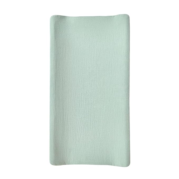 Muslin Changing Pad Cover,Ultra Soft Breathable Diaper Changing Table Cover for Baby Boys Girls,Neutral Fitted Changing Pad Sheets