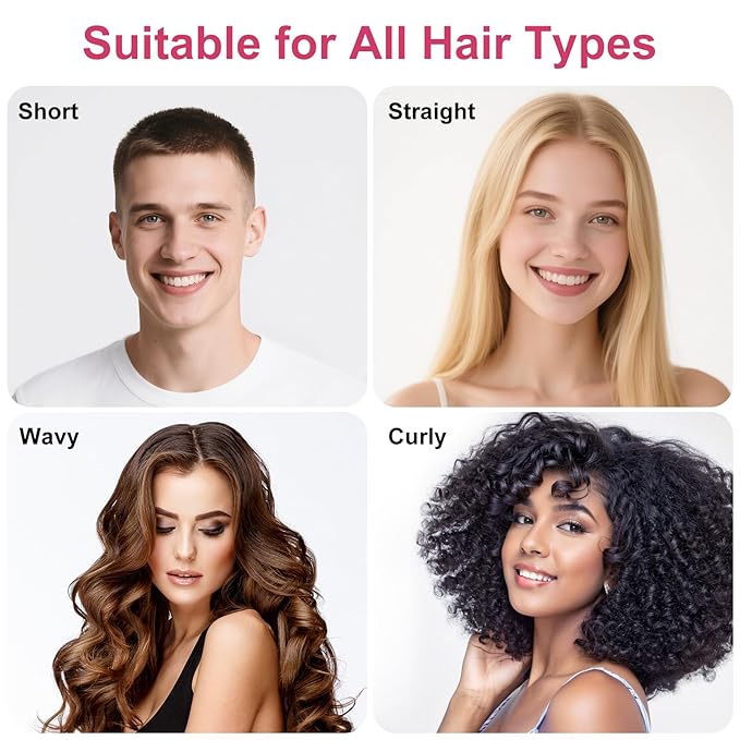 Curly Hair Brush, Curl Defining Brush with Soft Boar Bristles Detangling Tangled Glides, Wide-Teeth Design Effortlessly Shaping & Defining Curls, Curling Definer for Wet & Dry Hair (Pink)