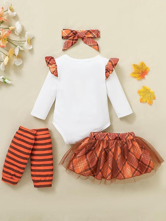 Newborn Infant Clothes Baby Girl Dress Summer Toddler Outfit Cute Girl Romper Skirt Set+Headband