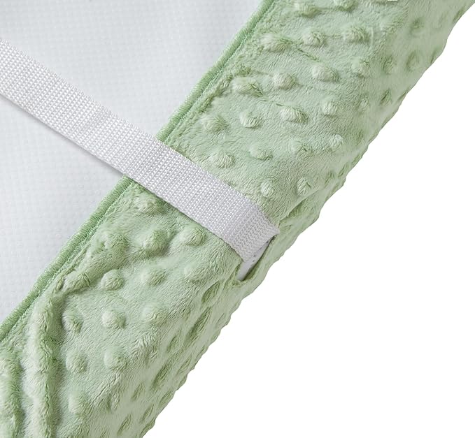 Changing Pad Cover Super Soft Dots Skin-Friendly Breathable Wipeable Changing Table Sheets for Baby Boy and Baby Girl (Bay)