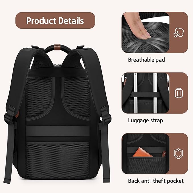 Maelstrom Diaper Bag Backpack,Baby Bag,23L-30L Expandable Diaper Backpack for Mom Dad,Travel Essentials Baby Bag with Changing Pad&Stroller Clips & Pacifier Bag,Black