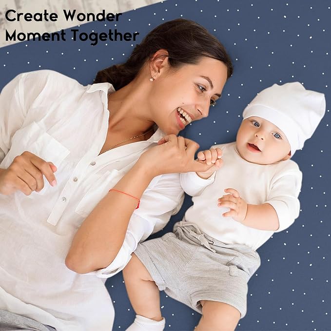 Yoofoss Baby Crib Sheets for Boys Girls, Fitted Crib Sheet 2 Pack for Standard Crib and Toddler Mattress, Super Soft Microfiber Baby Sheet 28x52x8in(Panda)