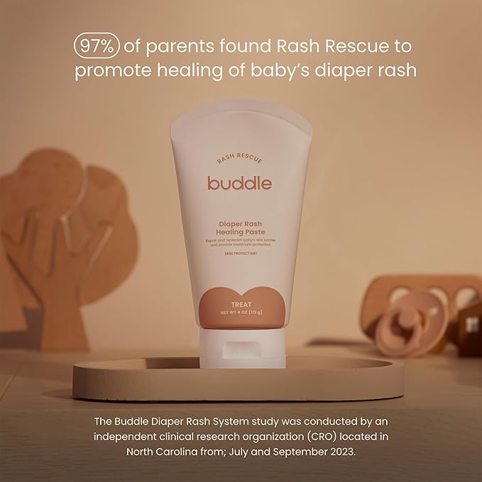 Diaper Rash Rescue Healing Ointment For Baby, 40% Zinc Oxide, Repairs & Nourishes, Pediatrician Tested, Fragrance-Free, 4 oz