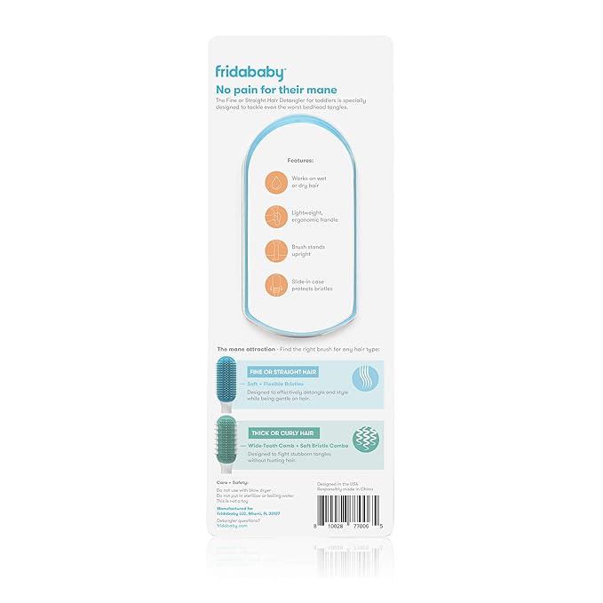 Frida Baby Fine or Straight Hair Detangling Kids Brush by