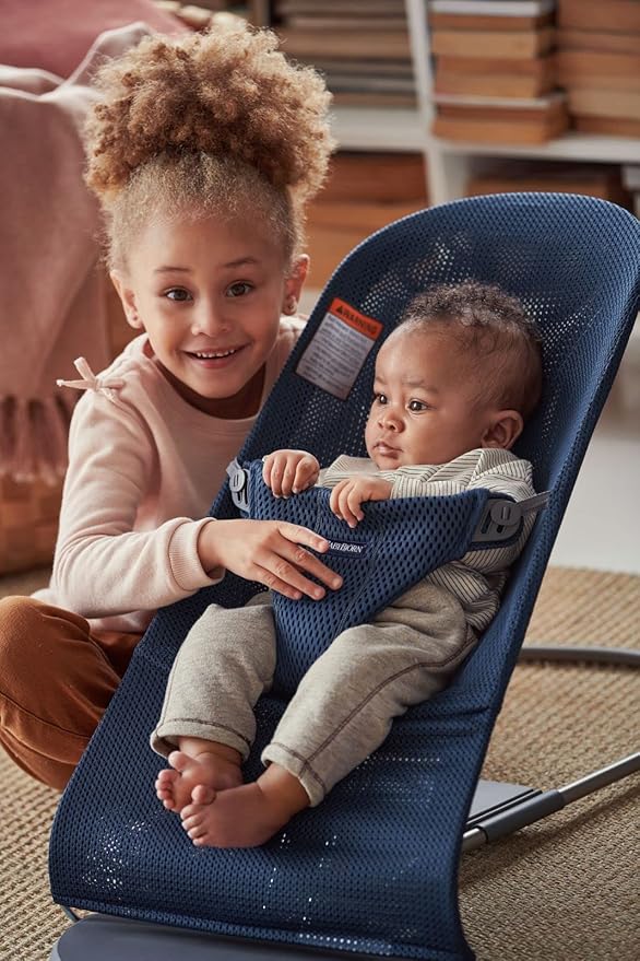 BabyBjörn Bouncer Bliss, Navy Blue