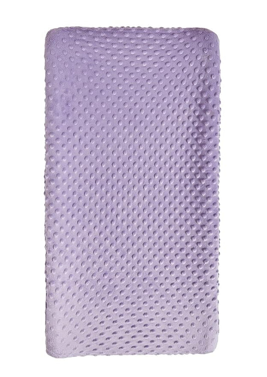 Changing Pad Cover Super Soft Dots Skin-Friendly Breathable Wipeable Changing Table Sheets for Baby Boy and Baby Girl (Lavender)