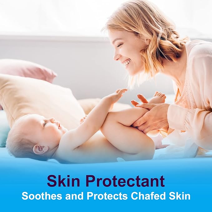 CareAll Zinc Oxide 20% Skin Protectant Barrier Ointment 2 oz (3 Pack), Relieves, Treats and Prevents Minor Skin Irritations due to Diaper Rash. Helps Seal Out Wetness. Protects Chafed Skin.