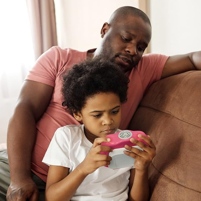 Pop The Target! Handheld Speed Push Game Machine: A Fun Multiplayer Game for Family. Sensory Fidget Toy Christmas Toys Gifts for 6 7 8 9 10 11 12 Years Old Kids Road Trip Car Games Kids Pink