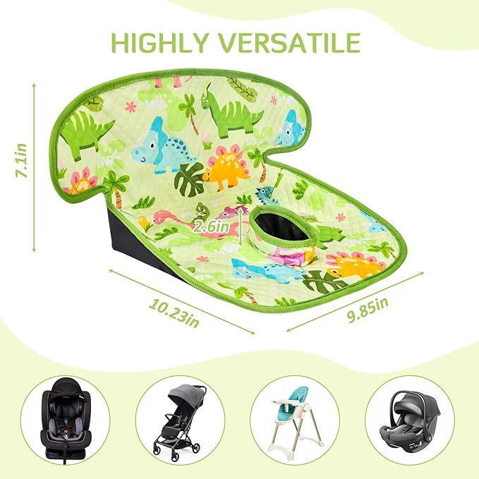 INFANZIA Dry Seat,Car Seat Protector Waterproof Carseat Liner Potty Training Toddlers, Baby and Infants, Piddle Pad for Carseats Strollers (Green, 1 Pack