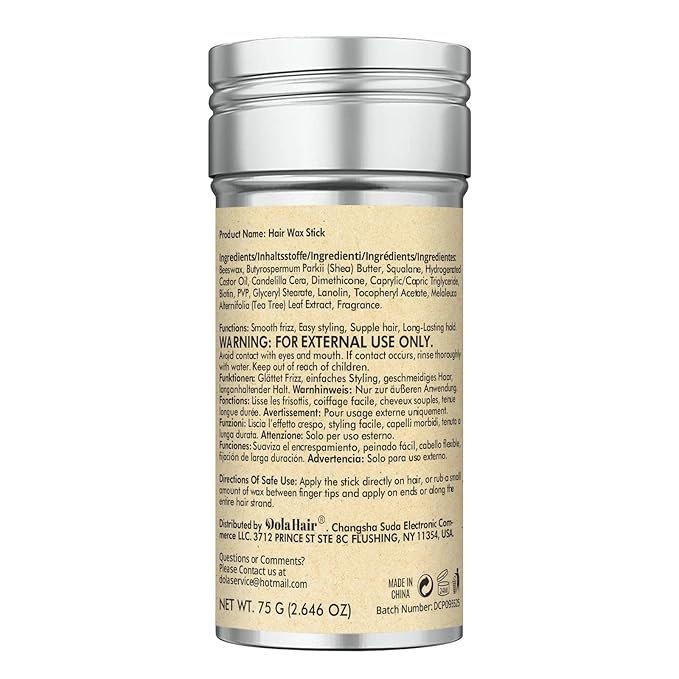 Dolahair Hair Wax Stick & Accessories - Flyaway Control for Kids & Women, 50 Pcs Colorful Elastic Hair Bands, 1 Pcs Slick Back Hair Brush, 2 Hair Loop Styling Tools (Pink)