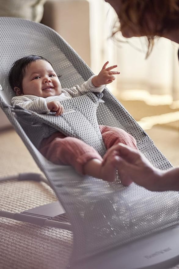 BabyBjörn Bouncer Bliss, Mesh, Gray