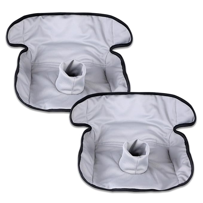 Piddle Pads, Multi-use and Leak Free Lines for Baby Stroller, High Chair & Car Seat, Waterproof Toilet Training Seat Covers for Toddles (Gray,2packs)