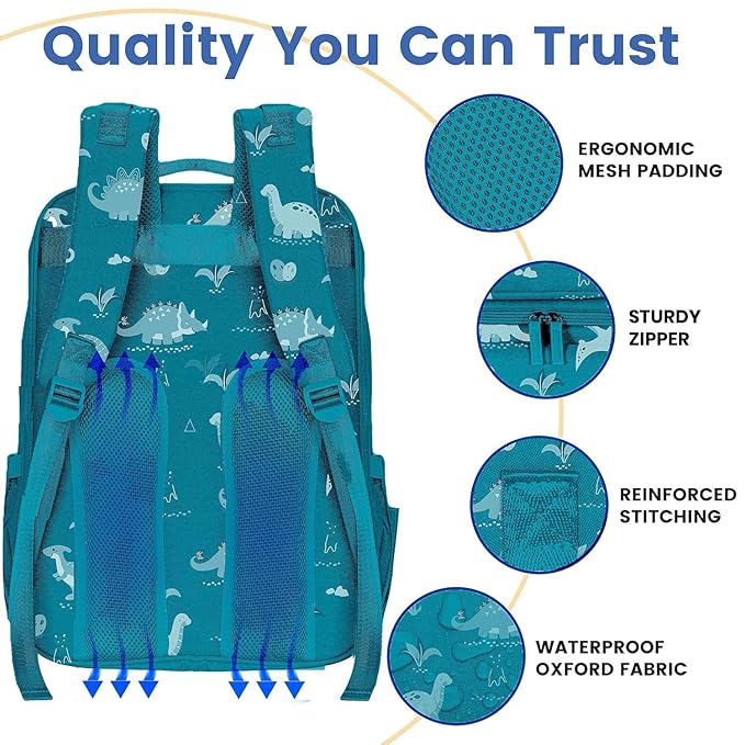 PILLANI Baby Diaper Bag Backpack - Large Bag for Boys & Girls, Waterproof Diaper Backpack - Travel Diaper Bags w/Changing Pad, Baby Registry Search & Shower Gifts - Essentials Must Haves Newborn Stuff